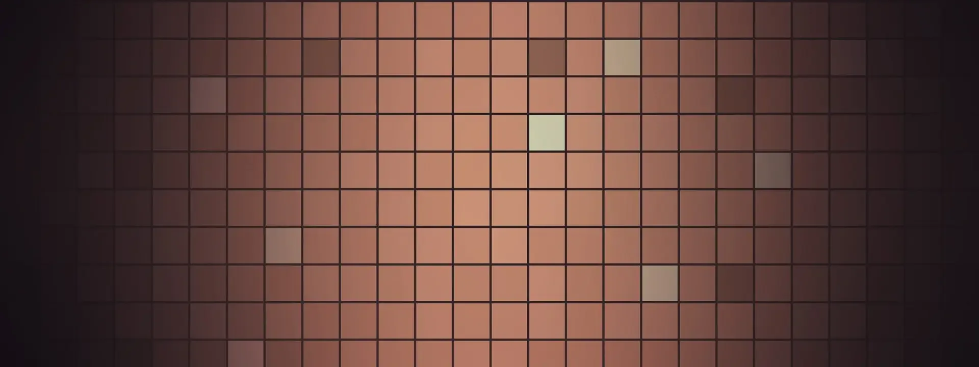 Orange gridded visual to abstractly illustrate how ai improves user experience in web design