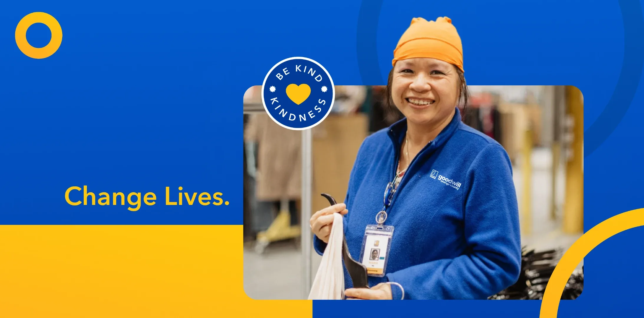 Goodwill OC project by 500 Designs: Brand Strategy, Website Design, Website Development