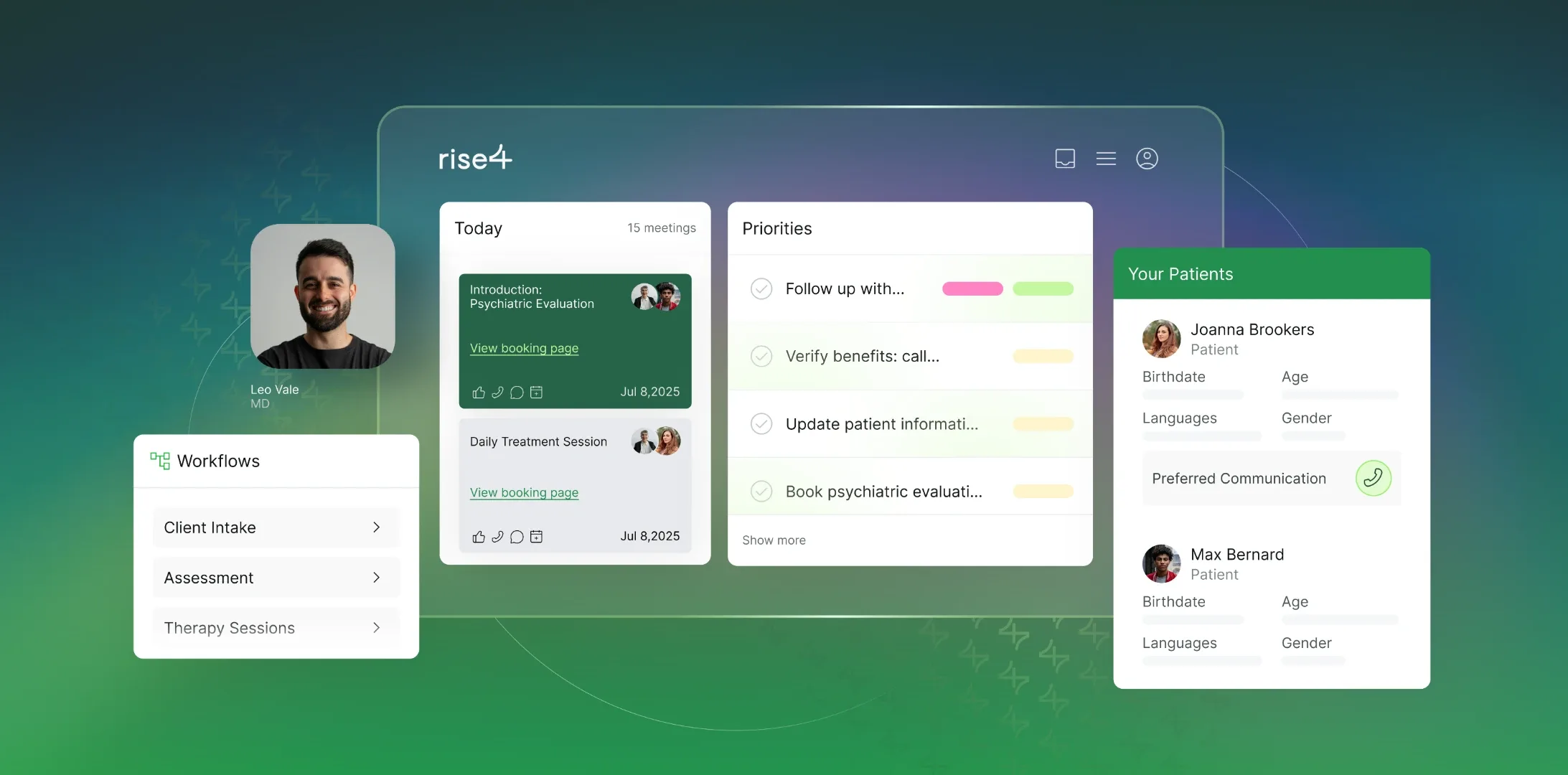Rise4 project by 500 Designs: Brand Strategy, Website Design, Website Development